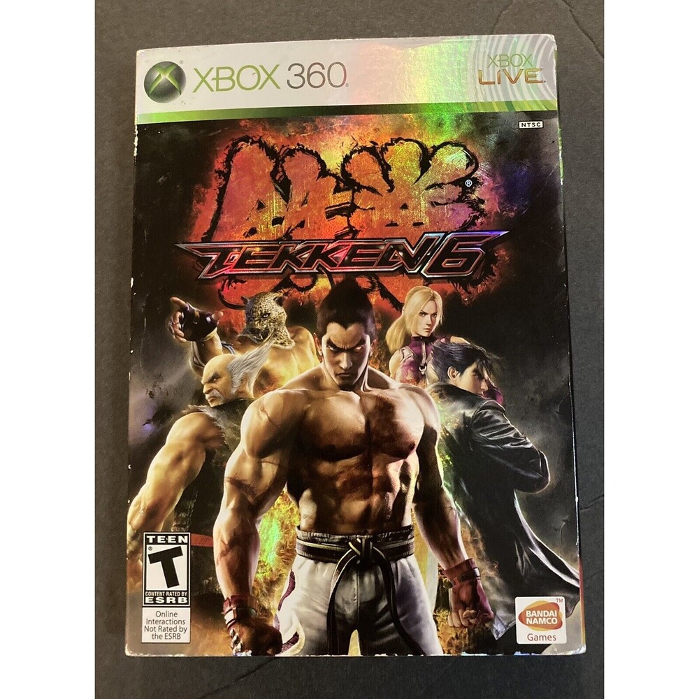 Tekken 6 (Microsoft Xbox 360, 2009) Game Complete CIB Tested Working. Slipcover.